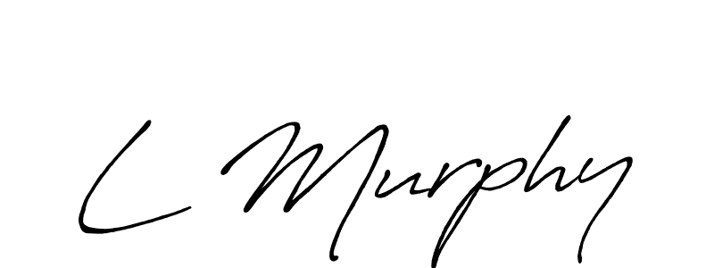 You should practise on your own different ways (Antro_Vectra_Bolder) to write your name (L Murphy) in signature. don't let someone else do it for you. L Murphy signature style 7 images and pictures png