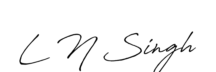 Here are the top 10 professional signature styles for the name L N Singh. These are the best autograph styles you can use for your name. L N Singh signature style 7 images and pictures png