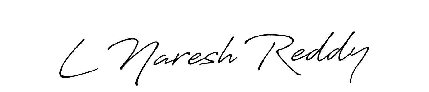 if you are searching for the best signature style for your name L Naresh Reddy. so please give up your signature search. here we have designed multiple signature styles  using Antro_Vectra_Bolder. L Naresh Reddy signature style 7 images and pictures png