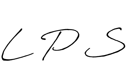 Also You can easily find your signature by using the search form. We will create L P S name handwritten signature images for you free of cost using Antro_Vectra_Bolder sign style. L P S signature style 7 images and pictures png