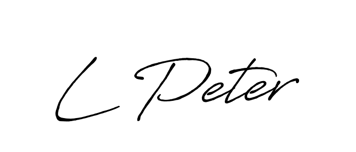 How to make L Peter signature? Antro_Vectra_Bolder is a professional autograph style. Create handwritten signature for L Peter name. L Peter signature style 7 images and pictures png