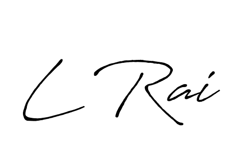 This is the best signature style for the L Rai name. Also you like these signature font (Antro_Vectra_Bolder). Mix name signature. L Rai signature style 7 images and pictures png