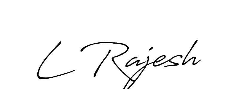 Similarly Antro_Vectra_Bolder is the best handwritten signature design. Signature creator online .You can use it as an online autograph creator for name L Rajesh. L Rajesh signature style 7 images and pictures png