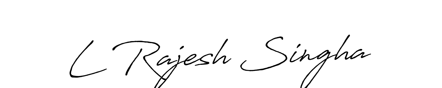 It looks lik you need a new signature style for name L Rajesh Singha. Design unique handwritten (Antro_Vectra_Bolder) signature with our free signature maker in just a few clicks. L Rajesh Singha signature style 7 images and pictures png