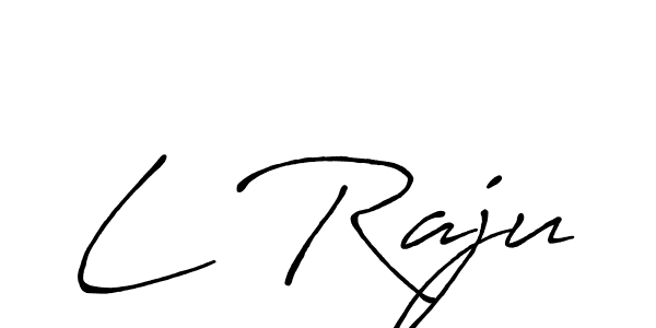 How to Draw L Raju signature style? Antro_Vectra_Bolder is a latest design signature styles for name L Raju. L Raju signature style 7 images and pictures png