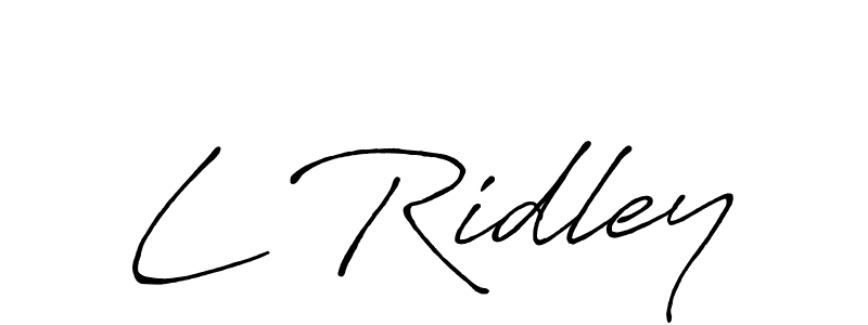 Check out images of Autograph of L Ridley name. Actor L Ridley Signature Style. Antro_Vectra_Bolder is a professional sign style online. L Ridley signature style 7 images and pictures png