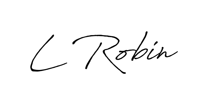 Also You can easily find your signature by using the search form. We will create L Robin name handwritten signature images for you free of cost using Antro_Vectra_Bolder sign style. L Robin signature style 7 images and pictures png