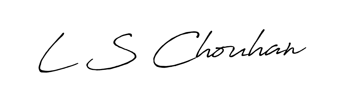 How to make L S Chouhan signature? Antro_Vectra_Bolder is a professional autograph style. Create handwritten signature for L S Chouhan name. L S Chouhan signature style 7 images and pictures png