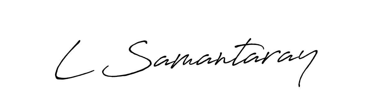 Once you've used our free online signature maker to create your best signature Antro_Vectra_Bolder style, it's time to enjoy all of the benefits that L Samantaray name signing documents. L Samantaray signature style 7 images and pictures png