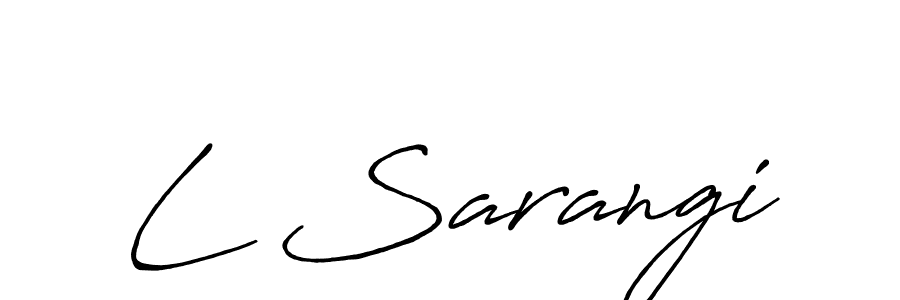 Antro_Vectra_Bolder is a professional signature style that is perfect for those who want to add a touch of class to their signature. It is also a great choice for those who want to make their signature more unique. Get L Sarangi name to fancy signature for free. L Sarangi signature style 7 images and pictures png