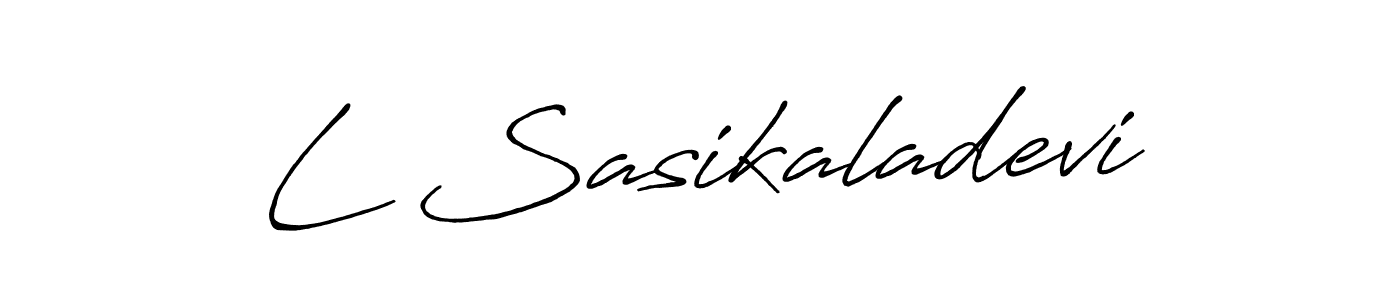 Also we have L Sasikaladevi name is the best signature style. Create professional handwritten signature collection using Antro_Vectra_Bolder autograph style. L Sasikaladevi signature style 7 images and pictures png