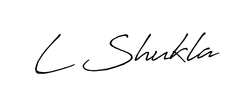 Best and Professional Signature Style for L Shukla. Antro_Vectra_Bolder Best Signature Style Collection. L Shukla signature style 7 images and pictures png