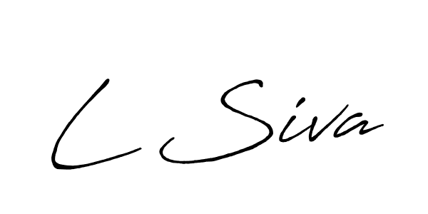 Best and Professional Signature Style for L Siva. Antro_Vectra_Bolder Best Signature Style Collection. L Siva signature style 7 images and pictures png