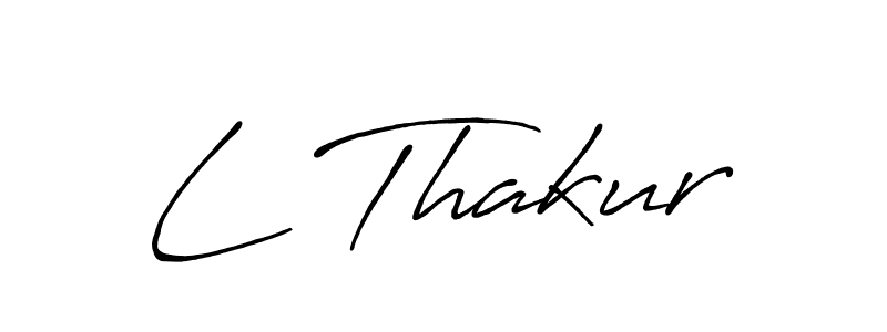 Use a signature maker to create a handwritten signature online. With this signature software, you can design (Antro_Vectra_Bolder) your own signature for name L Thakur. L Thakur signature style 7 images and pictures png