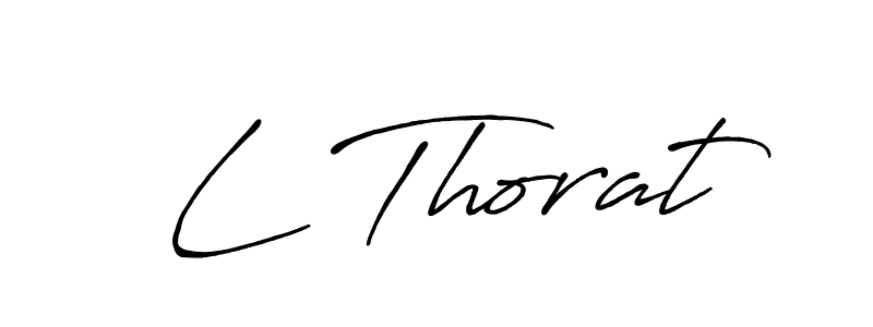 if you are searching for the best signature style for your name L Thorat. so please give up your signature search. here we have designed multiple signature styles  using Antro_Vectra_Bolder. L Thorat signature style 7 images and pictures png