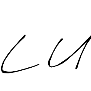 Antro_Vectra_Bolder is a professional signature style that is perfect for those who want to add a touch of class to their signature. It is also a great choice for those who want to make their signature more unique. Get L U name to fancy signature for free. L U signature style 7 images and pictures png