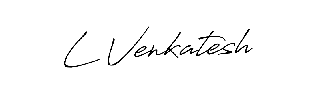 Use a signature maker to create a handwritten signature online. With this signature software, you can design (Antro_Vectra_Bolder) your own signature for name L Venkatesh. L Venkatesh signature style 7 images and pictures png