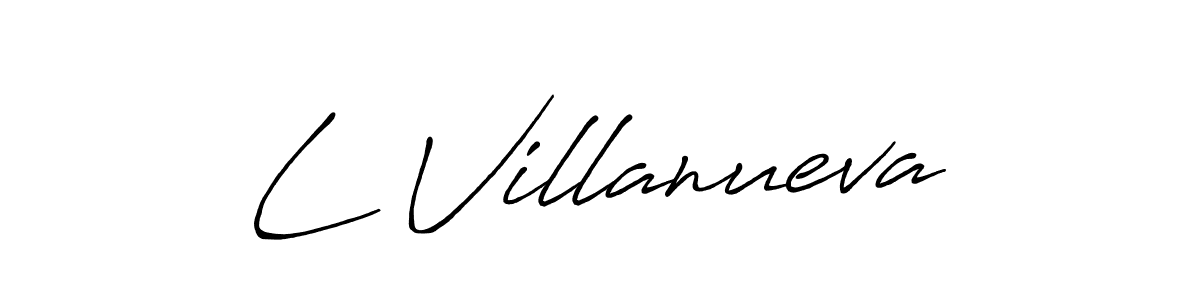 It looks lik you need a new signature style for name L Villanueva. Design unique handwritten (Antro_Vectra_Bolder) signature with our free signature maker in just a few clicks. L Villanueva signature style 7 images and pictures png