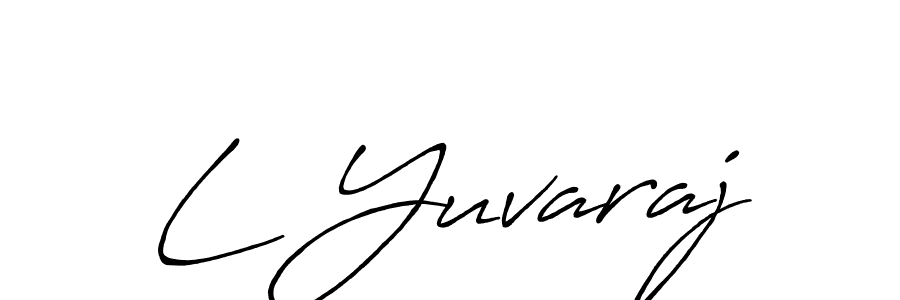Here are the top 10 professional signature styles for the name L Yuvaraj. These are the best autograph styles you can use for your name. L Yuvaraj signature style 7 images and pictures png