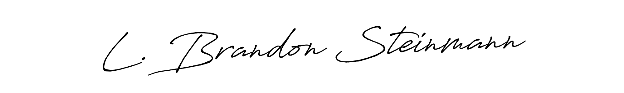 Also we have L. Brandon Steinmann name is the best signature style. Create professional handwritten signature collection using Antro_Vectra_Bolder autograph style. L. Brandon Steinmann signature style 7 images and pictures png