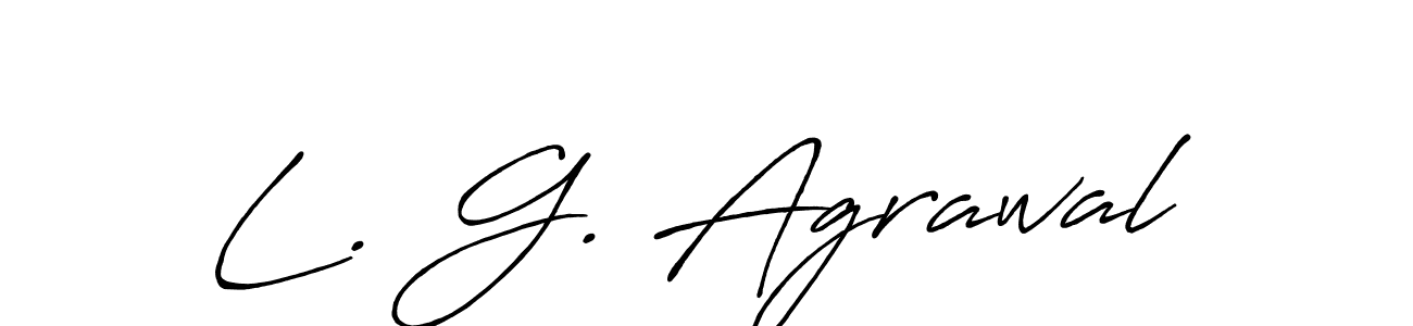 This is the best signature style for the L. G. Agrawal name. Also you like these signature font (Antro_Vectra_Bolder). Mix name signature. L. G. Agrawal signature style 7 images and pictures png