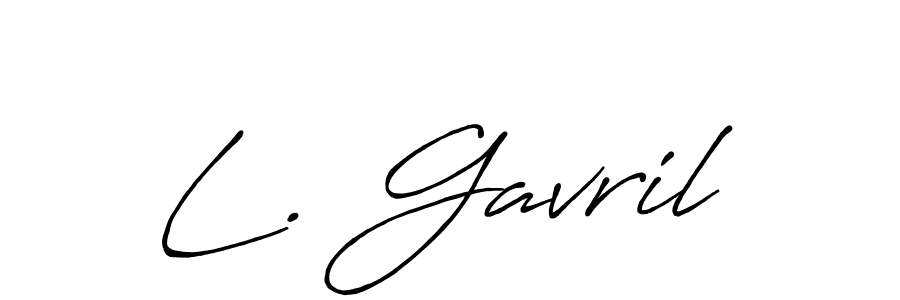 Make a beautiful signature design for name L. Gavril. Use this online signature maker to create a handwritten signature for free. L. Gavril signature style 7 images and pictures png