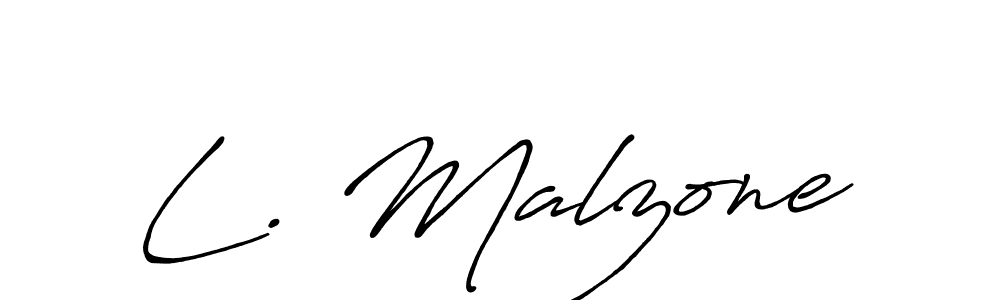 Once you've used our free online signature maker to create your best signature Antro_Vectra_Bolder style, it's time to enjoy all of the benefits that L. Malzone name signing documents. L. Malzone signature style 7 images and pictures png