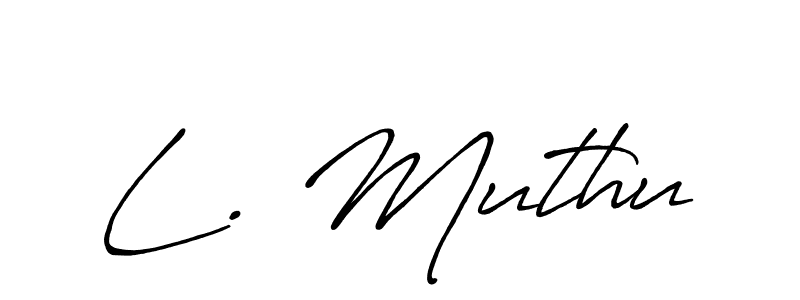 How to Draw L. Muthu signature style? Antro_Vectra_Bolder is a latest design signature styles for name L. Muthu. L. Muthu signature style 7 images and pictures png