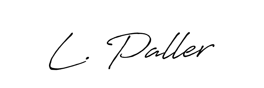 Best and Professional Signature Style for L. Paller. Antro_Vectra_Bolder Best Signature Style Collection. L. Paller signature style 7 images and pictures png