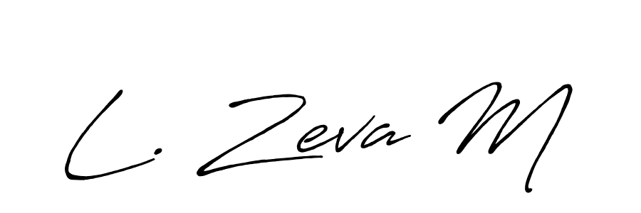 Best and Professional Signature Style for L. Zeva M. Antro_Vectra_Bolder Best Signature Style Collection. L. Zeva M signature style 7 images and pictures png