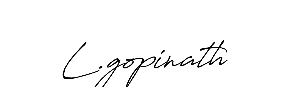 It looks lik you need a new signature style for name L.gopinath. Design unique handwritten (Antro_Vectra_Bolder) signature with our free signature maker in just a few clicks. L.gopinath signature style 7 images and pictures png