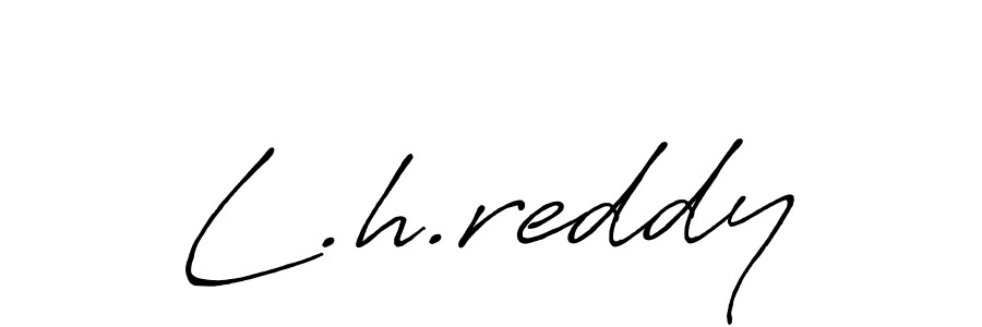 Make a beautiful signature design for name L.h.reddy. Use this online signature maker to create a handwritten signature for free. L.h.reddy signature style 7 images and pictures png