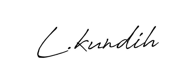 if you are searching for the best signature style for your name L.kundih. so please give up your signature search. here we have designed multiple signature styles  using Antro_Vectra_Bolder. L.kundih signature style 7 images and pictures png