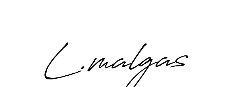 The best way (Antro_Vectra_Bolder) to make a short signature is to pick only two or three words in your name. The name L.malgas include a total of six letters. For converting this name. L.malgas signature style 7 images and pictures png