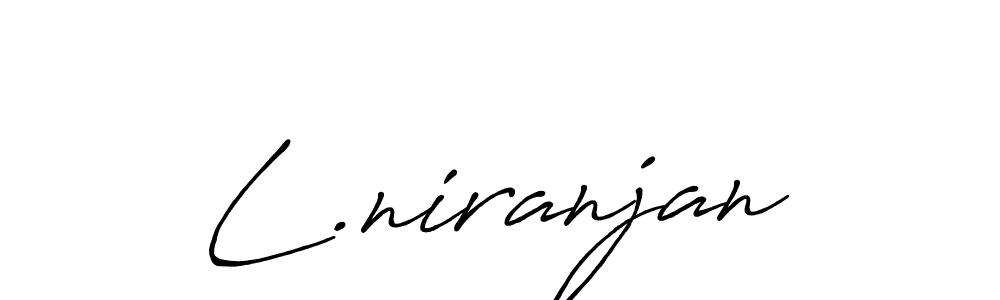 Make a beautiful signature design for name L.niranjan. Use this online signature maker to create a handwritten signature for free. L.niranjan signature style 7 images and pictures png