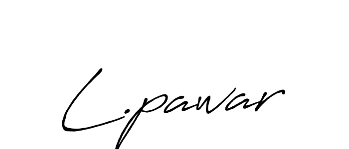 L.pawar stylish signature style. Best Handwritten Sign (Antro_Vectra_Bolder) for my name. Handwritten Signature Collection Ideas for my name L.pawar. L.pawar signature style 7 images and pictures png