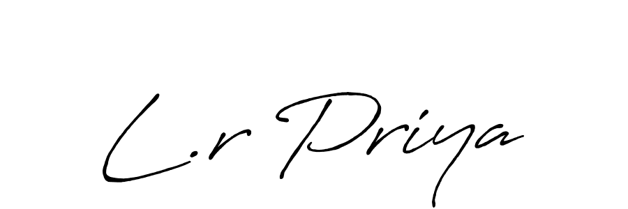 Check out images of Autograph of L.r Priya name. Actor L.r Priya Signature Style. Antro_Vectra_Bolder is a professional sign style online. L.r Priya signature style 7 images and pictures png