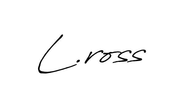Also You can easily find your signature by using the search form. We will create L.ross name handwritten signature images for you free of cost using Antro_Vectra_Bolder sign style. L.ross signature style 7 images and pictures png