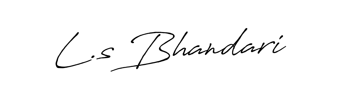 Once you've used our free online signature maker to create your best signature Antro_Vectra_Bolder style, it's time to enjoy all of the benefits that L.s Bhandari name signing documents. L.s Bhandari signature style 7 images and pictures png