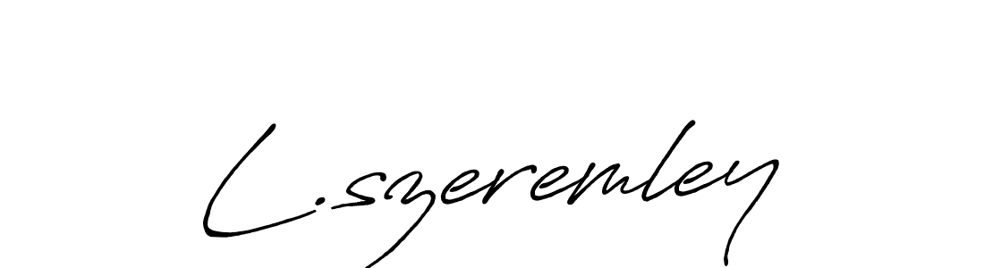 Make a short L.szeremley signature style. Manage your documents anywhere anytime using Antro_Vectra_Bolder. Create and add eSignatures, submit forms, share and send files easily. L.szeremley signature style 7 images and pictures png