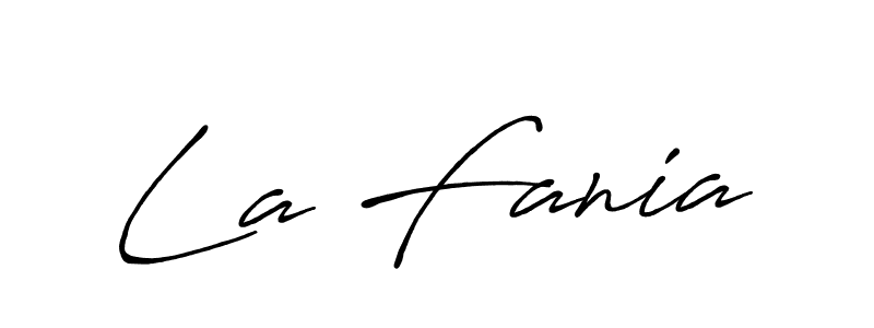 You should practise on your own different ways (Antro_Vectra_Bolder) to write your name (La Fania) in signature. don't let someone else do it for you. La Fania signature style 7 images and pictures png