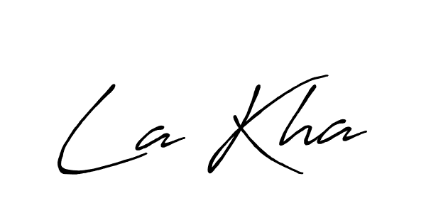 This is the best signature style for the La Kha name. Also you like these signature font (Antro_Vectra_Bolder). Mix name signature. La Kha signature style 7 images and pictures png