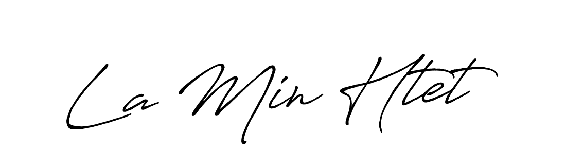 Once you've used our free online signature maker to create your best signature Antro_Vectra_Bolder style, it's time to enjoy all of the benefits that La Min Htet name signing documents. La Min Htet signature style 7 images and pictures png
