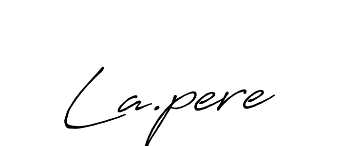 La.pere stylish signature style. Best Handwritten Sign (Antro_Vectra_Bolder) for my name. Handwritten Signature Collection Ideas for my name La.pere. La.pere signature style 7 images and pictures png