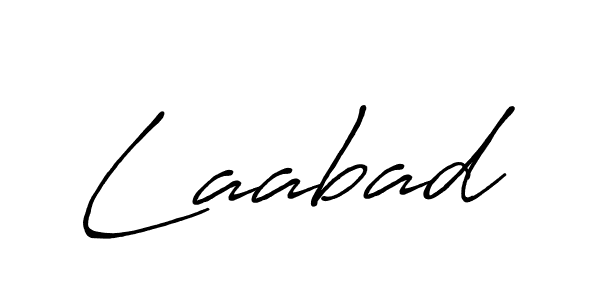 Laabad stylish signature style. Best Handwritten Sign (Antro_Vectra_Bolder) for my name. Handwritten Signature Collection Ideas for my name Laabad. Laabad signature style 7 images and pictures png