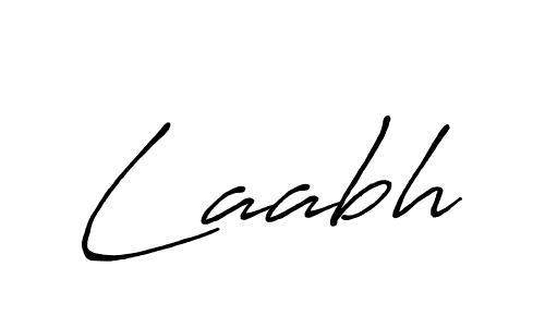 Laabh stylish signature style. Best Handwritten Sign (Antro_Vectra_Bolder) for my name. Handwritten Signature Collection Ideas for my name Laabh. Laabh signature style 7 images and pictures png
