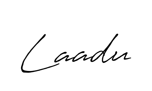 Also we have Laadu name is the best signature style. Create professional handwritten signature collection using Antro_Vectra_Bolder autograph style. Laadu signature style 7 images and pictures png