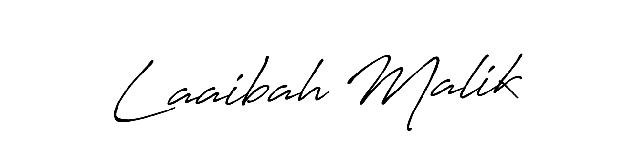 This is the best signature style for the Laaibah Malik name. Also you like these signature font (Antro_Vectra_Bolder). Mix name signature. Laaibah Malik signature style 7 images and pictures png