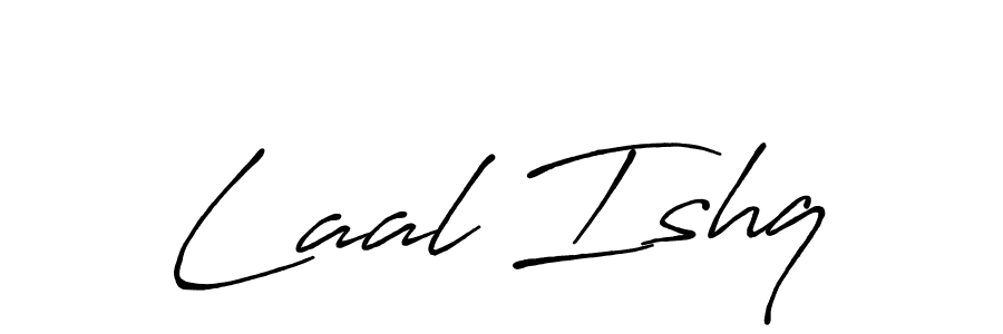 Make a beautiful signature design for name Laal Ishq. With this signature (Antro_Vectra_Bolder) style, you can create a handwritten signature for free. Laal Ishq signature style 7 images and pictures png