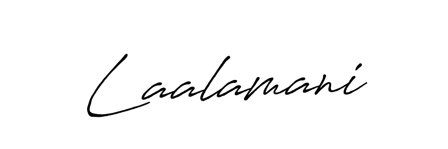 Laalamani stylish signature style. Best Handwritten Sign (Antro_Vectra_Bolder) for my name. Handwritten Signature Collection Ideas for my name Laalamani. Laalamani signature style 7 images and pictures png